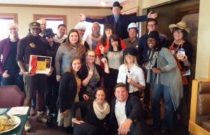 Delta Faucet enjoyed a murder mystery with us. They came in costume to add to their fun.